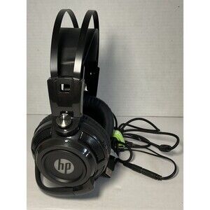 HP Wired Stereo Headset with mic Gaming Over ear Headset W LED H200 Headphone